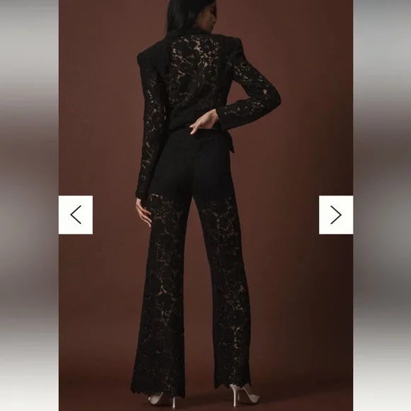 Sans Faff London Lace Flared Pants - Picture 3 of 9